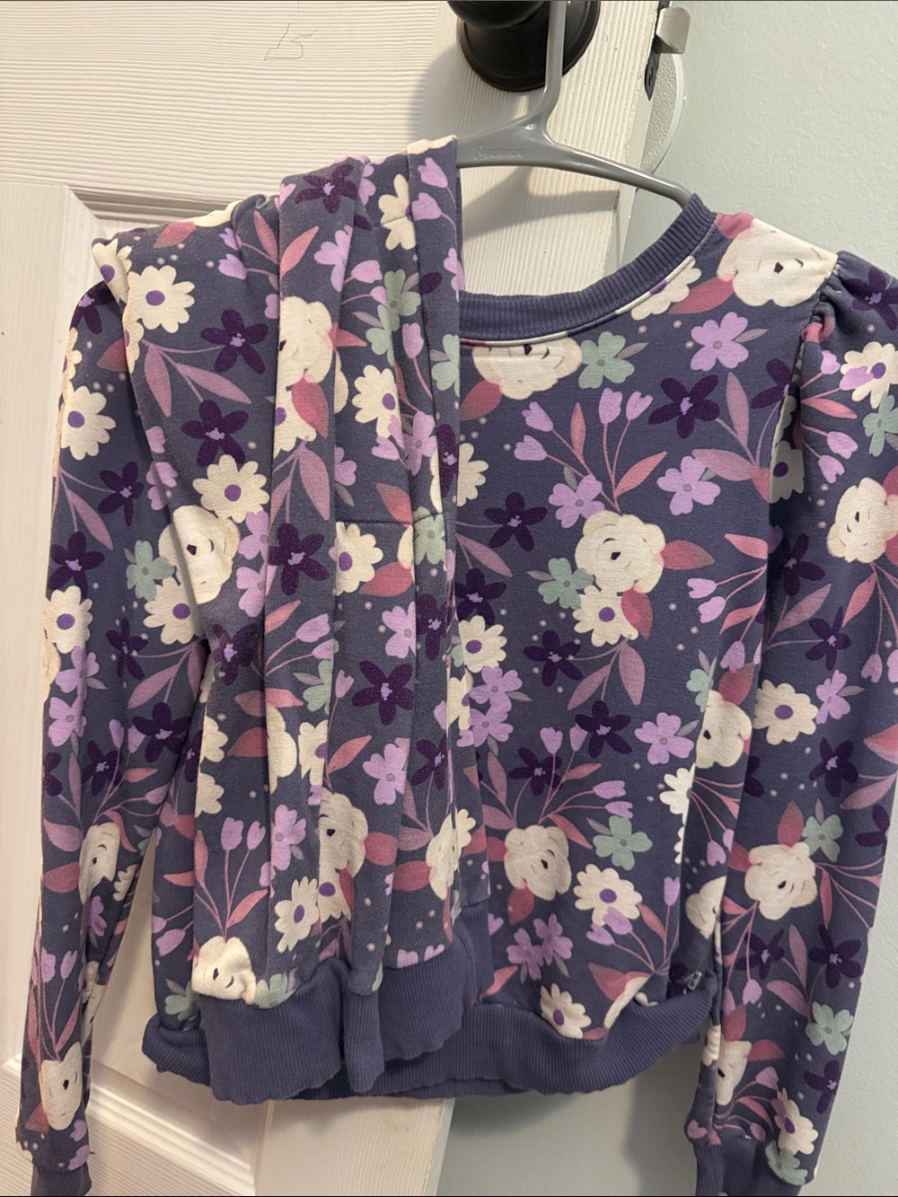 Little Sleepies Purple Floral 2 piece Jogger for Kids